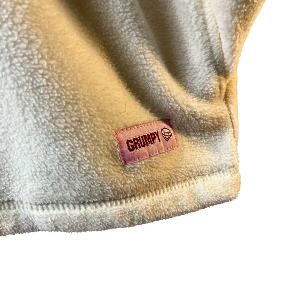 Disney Grumpy Hooded Fleece‎ Pullover 1/4 Zip Pockets Small (2958) - Picture 2 of 5